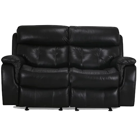 Reclining Loveseat with Pillow Arms